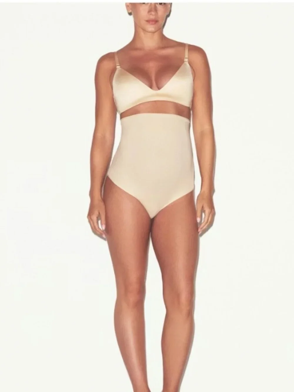 NEW SKIMS Wireless Form Maternity Nursing Bra 32B Sand NWT Pumping - Picture 5 of 5